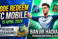 Ilustrasi Kode Redeem FC Mobile 15 April 2026. Gemini AI