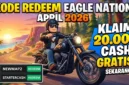 Kode Redeem Eagle Nation April 2026: Klaim Cash Gratis Sekarang. Ilustrasi AI