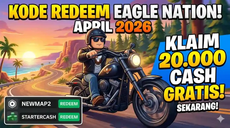 Kode Redeem Eagle Nation April 2026: Klaim Cash Gratis Sekarang. Ilustrasi AI