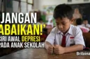 Ilustrasi Ini Ciri Awal Depresi pada Anak Sekolah. Gemini AI