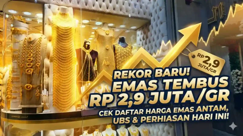 Ilustrasi - Tumpukan emas batangan Antam dan grafik harga emas naik.