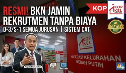 BKN Jamin Rekrutmen Koperasi & Kampung Nelayan Merah Putih Transparan