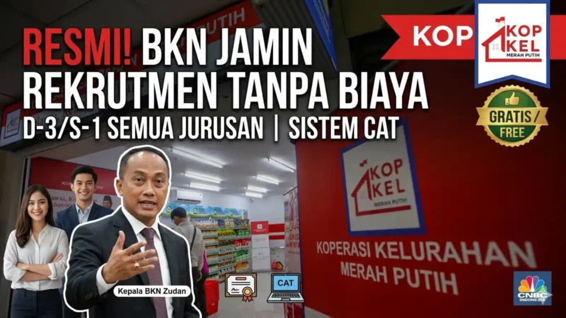 Pengunjung melihat produk yang dijual pada gerai Koperasi Desa (Kopdes)/Kelurahan Merah Putih di Melawai, Blok M, Jakarta, Selasa (22/7/2025). (CNBC Indonesia)