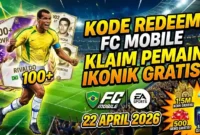 Ilustrasi - Kode Redeem FC Mobile 22 April 2026.