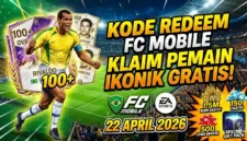 Ilustrasi - Kode Redeem FC Mobile 22 April 2026.