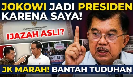 JK Geram Dituduh Danai Isu Ijazah Jokowi: "Dia Jadi Presiden karena Saya"