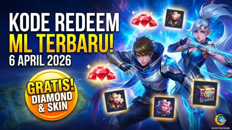 Kode Redeem Mobile Legends (MLBB) 6 April 2026. Ilustrasi Gemini AI