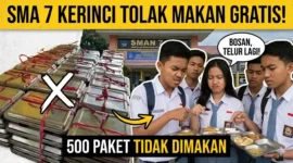 Ilustrasi Siswa SMAN 7 Kerinci Tolak 500 Paket MBG. 