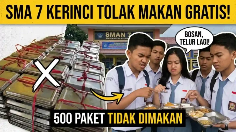 Ilustrasi Siswa SMAN 7 Kerinci Tolak 500 Paket MBG. 