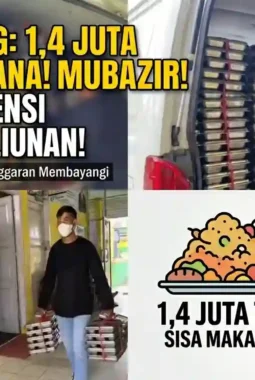 Mubazir! Potensi Sisa Makanan Program MBG Capai 1,4 Juta Ton Setahun