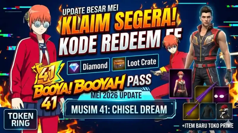 Ilustrasi - Kode Redeem FF 1 Mei 2026.
