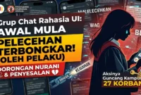 Ilustrasi Skandal Grup Chat FH UI, Awal Mula Terungkapnya Pelecehan terhadap 27 Korban. Gemini AI
