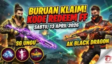 Ilustrasi Kode Redeem FF 13 April 2026. Gemini AI