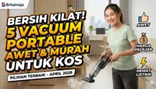 Ilustrasi Vacuum Cleaner Portable Awet Paling Pas untuk Anak Kos. Gemini AI