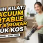 Ilustrasi Vacuum Cleaner Portable Awet Paling Pas untuk Anak Kos. Gemini AI