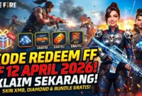 Ilustrasi Kode Redeem FF 12 April 2026. Gemini AI