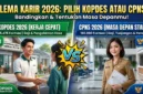 Ilustrasi Kopdes Merah Putih vs CPNS 2026.