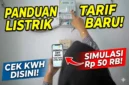 Ilustrasi Pengisian Token Listrik.