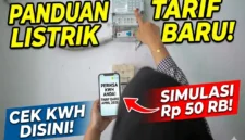 Ilustrasi Pengisian Token Listrik.