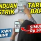 Ilustrasi Pengisian Token Listrik.