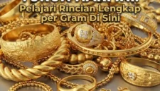 Ilustrasi - Harga Emas Perhiasan Hari Ini.