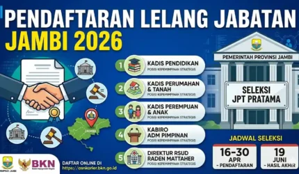 Ini 5 Jabatan Strategis Yang Dilelang Pemprov Jambi April 2026