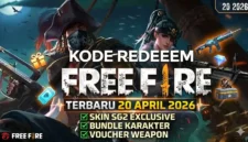 Ilustrasi - Kode Redeem FF 20 April 2026.