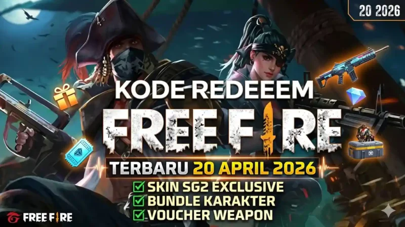 Ilustrasi - Kode Redeem FF 20 April 2026.