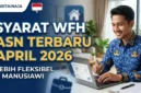 Ilustrasi WFH ASN Per April 2026. Gemini AI