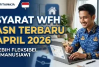 Ilustrasi WFH ASN Per April 2026. Gemini AI