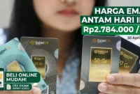Ilustrasi - Harga Emas Antam Hari Ini.