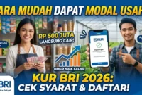 Ilustrasi - Modal Usaha Cair Rp500 Juta! Ini Syarat dan Cara Ajukan KUR BRI 2026.