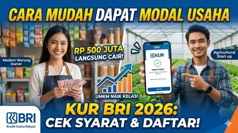 Ilustrasi - Modal Usaha Cair Rp500 Juta! Ini Syarat dan Cara Ajukan KUR BRI 2026.