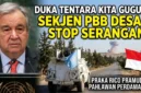 Kolase - Praka Rico Pramudia Gugur, Sekjen PBB Desak Hentikan Serangan.