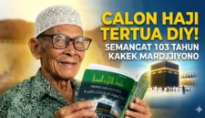 Kakek 103 Tahun Asal Bantul Berangkat Haji 2026.