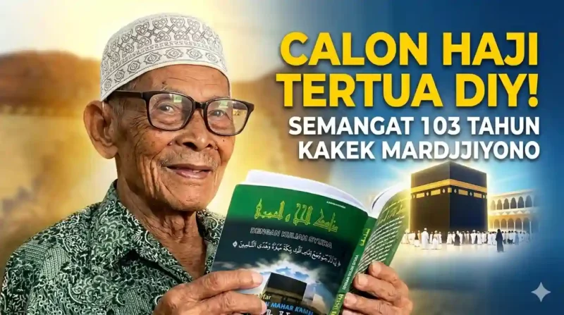 Kakek 103 Tahun Asal Bantul Berangkat Haji 2026.