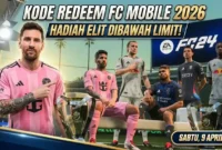 Ilustrasi Kode Redeem FC Mobile 9 April 2026. Gemini AI