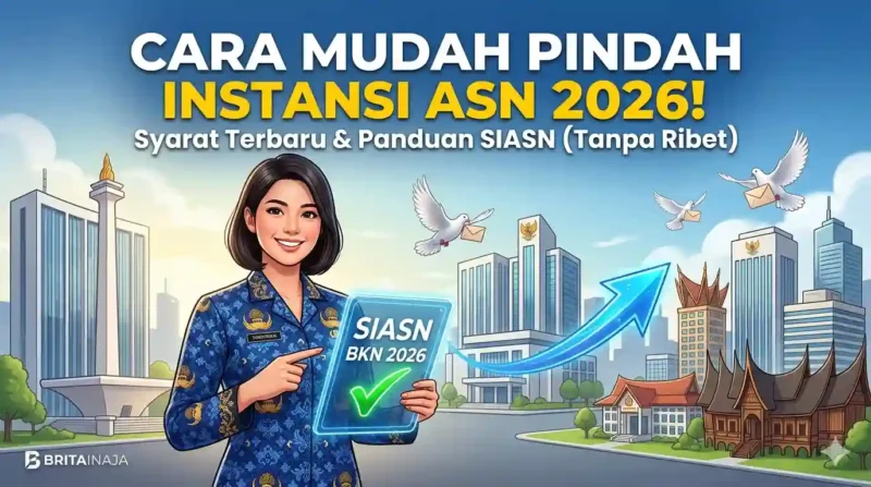 Ilustrai Cara Mudah Pindah Instansi ASN 2026: Syarat dan Prosedur Terbaru. Gemini AI