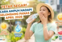 Ilustrasi Cara Ampuh Hadapi Gelombang Panas April 2026. Gemini AI