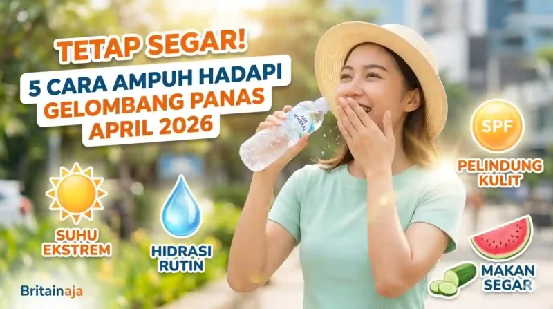 Ilustrasi Cara Ampuh Hadapi Gelombang Panas April 2026. Gemini AI