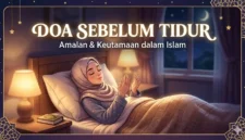 Ilustrasi Doa Sebelum Tidur: Amalan Singkat agar Istirahat Jadi Ibadah. Gemini AI