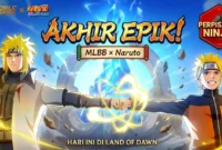 Ilustrasi - Akhir Epik MLBB x Naruto: Rayakan Perpisahan Ninja di Land of Dawn.