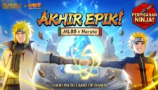 Ilustrasi - Akhir Epik MLBB x Naruto: Rayakan Perpisahan Ninja di Land of Dawn.