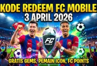 Kode Redeem FC Mobile 3 April 2026. Ilustrasi AI