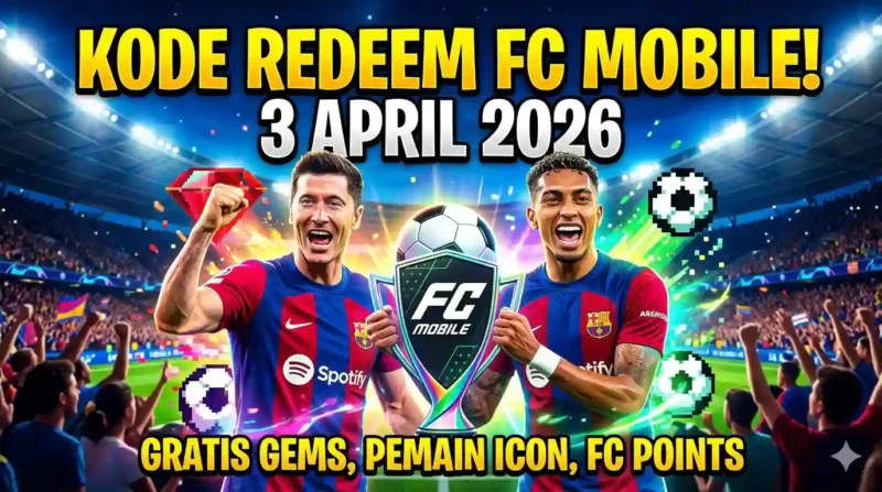 Kode Redeem FC Mobile 3 April 2026. Ilustrasi AI