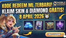 Ilustrasi Kode Redeem MLBB Hari Ini 8 April 2026. Gemini AI