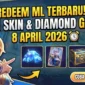 Ilustrasi Kode Redeem MLBB Hari Ini 8 April 2026. Gemini AI