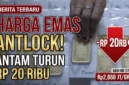 Ilustrasi - Harga Emas Antam Hari Ini Anjlok Rp20 Ribu per Gram. Gemini AI