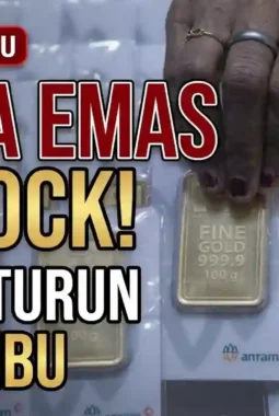 Harga Emas Antam Hari Ini Anjlok Rp20 Ribu per Gram