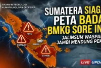 Ilustrasi - Sumatera Dikepung Cuaca Ekstrem, Jalur Lintas Selatan Perlu Waspada.